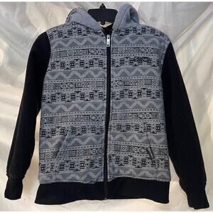 SOUTHPOLE Aztec Fleece Hoodie Lined Dated 2015 Kids Youth Medium 10-12